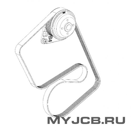 Ремень приводной (аналог) JCB 320/08598